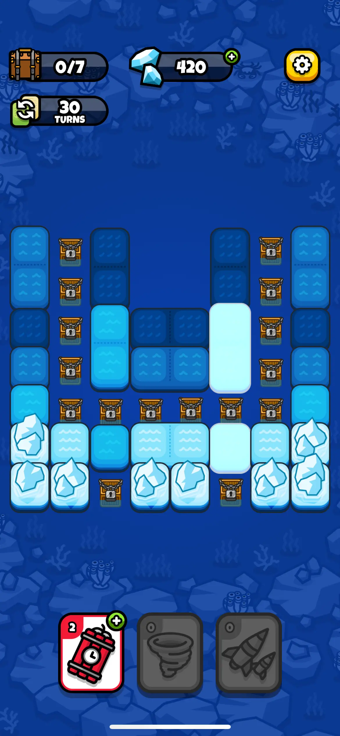 Blue Tiles Without Numbers